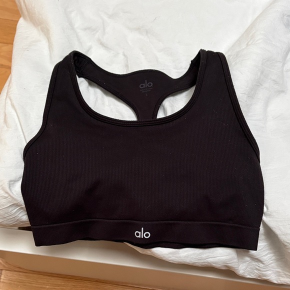 ALO Yoga Other - ALO Yoga Black Racerback Sports Bra